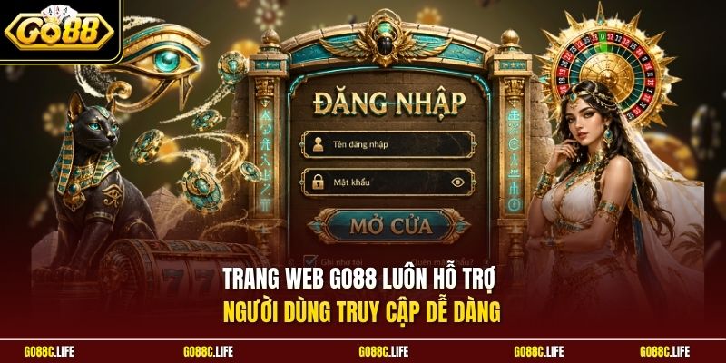 Trang web GO88 luôn hỗ trợ người dùng truy cập dễ dàng
